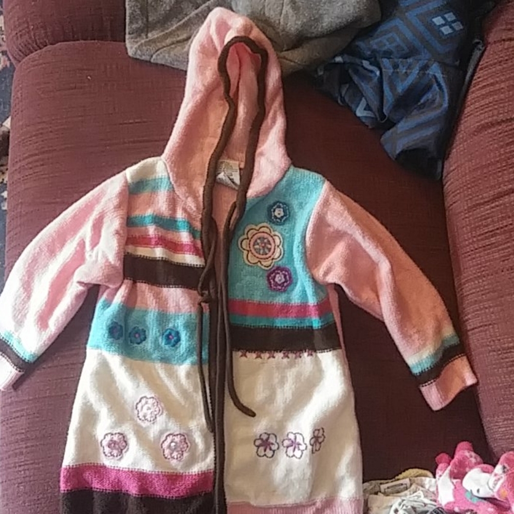 Little girls sweater jacket